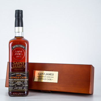 SAINT JAMES - Millésime 1998 - Single Cask - Numéroté - Rhum hors d'âge - 42,8° - 70cl