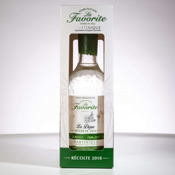 LA FAVORITE - La Digue 2018 - Rhum blanc - 52° - 70cl