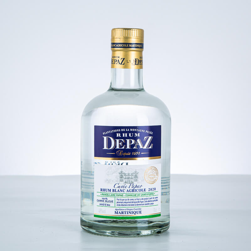 DEPAZ - Cuvée Papao 2020 - Weisser Rum - 48,5° - 70cl