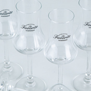 LA FAVORITE - Rumglas Tulpe - 9cl - Satz von 6