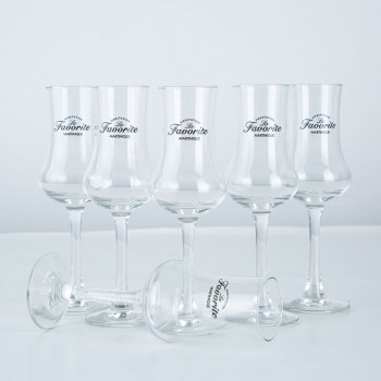 LA FAVORITE - Verre à rhum tulipe - 9cl - lot de 6