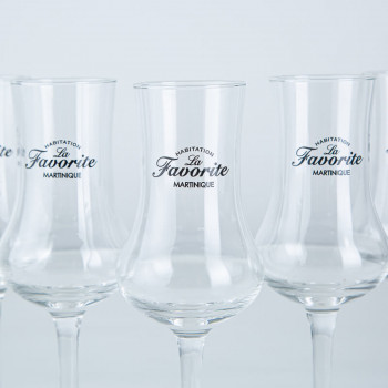 LA FAVORITE - Verre à rhum tulipe - 9cl - lot de 6