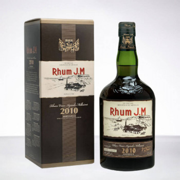 JM - Millésime 2010 - Rhum hors d'âge - Brut de fût - 43,4° - 70cl