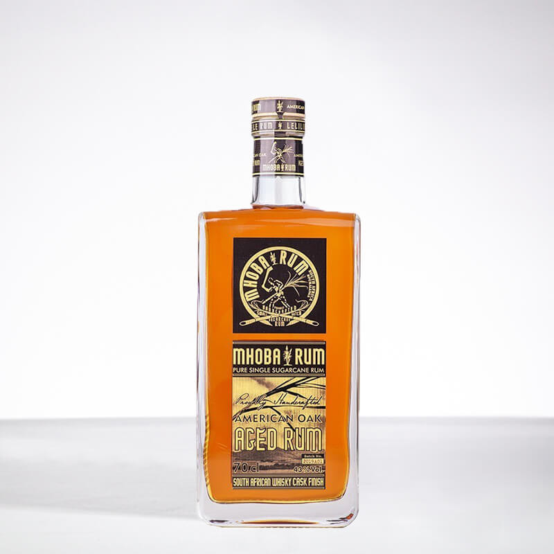 MHOBA - American Oak Aged - Goldener-Rum - 43° - 70cl