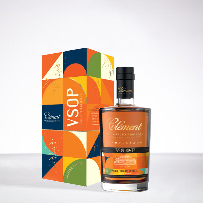 Clement Vieux Rhum Agricole Ambré Vsop Carafe 40° Etui - Clément