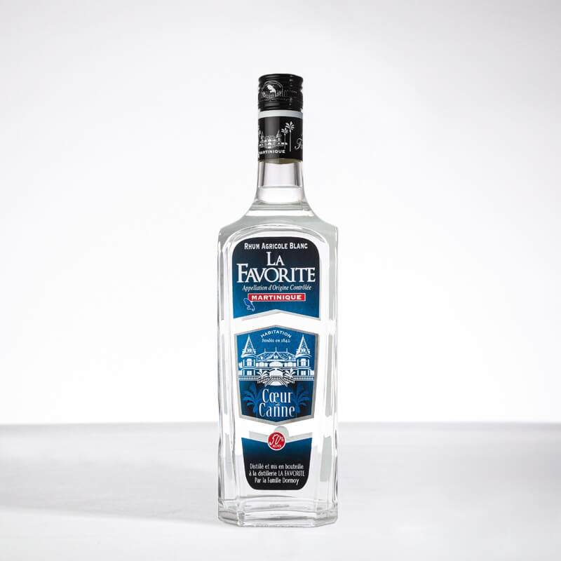 LA FAVORITE - Coeur de Canne - Rhum blanc - 50° - 50cl