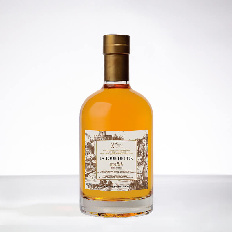 CHANTAL COMTE - Aged Rum - La Tour de l'Or - 2010 - nummeriert - 62° - 70cl