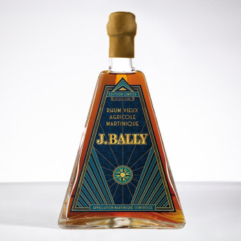 RHUM BALLY - Pyramide Art Déco - French Connections - Rhum hors d'âge - 42° - 70cl