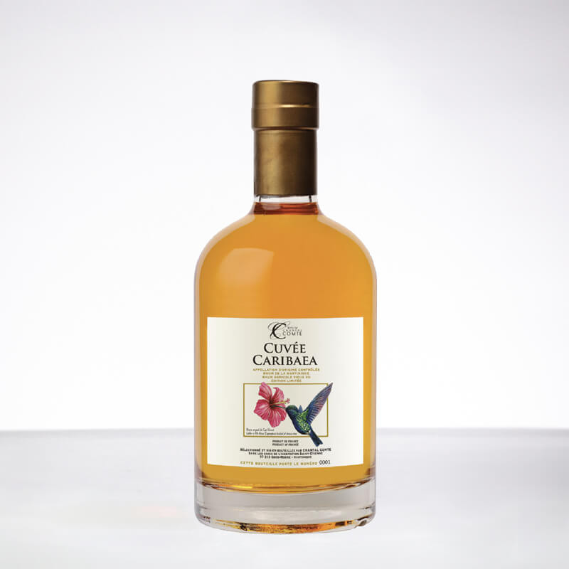 CHANTAL COMTE - Alter Rum - Cuvée Caribaea - Nummeriert - 57° - 70cl