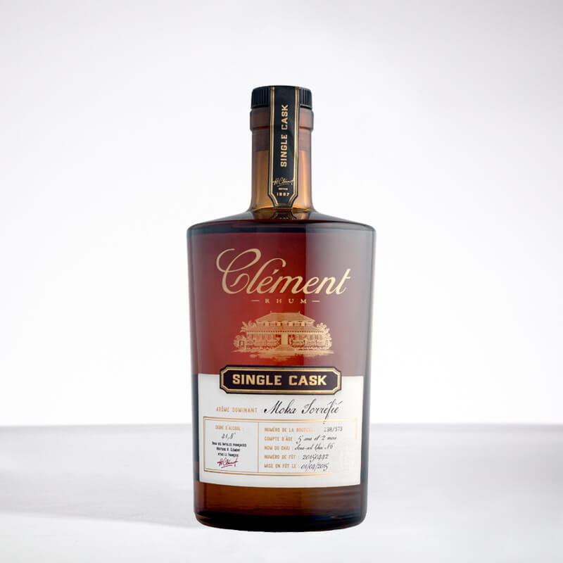 CLEMENT -  Single Cask - Moka Torréfié - Rhum hors d'âge - 41,8° - 50cl