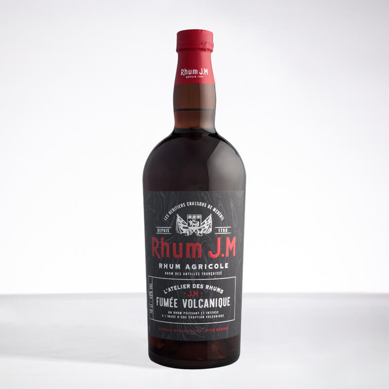 Rhum JM - Gamme Atelier - Fumée Volcanique - Goldener Rum - 49° - 70cl