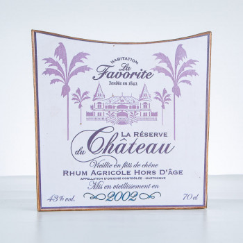 LA FAVORITE - Dekorative Platte - La Réserve du Château - Rum-Accessoire