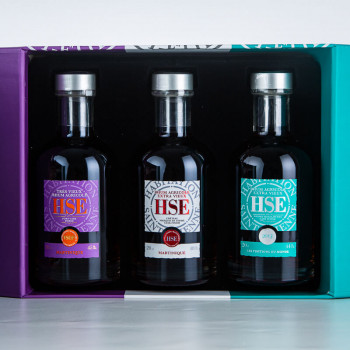 HSE - 3 Rums - Port. C VSOP 45° - CMdeT 2007 48° - Ros. Cask 2013 44° - 3x20cl