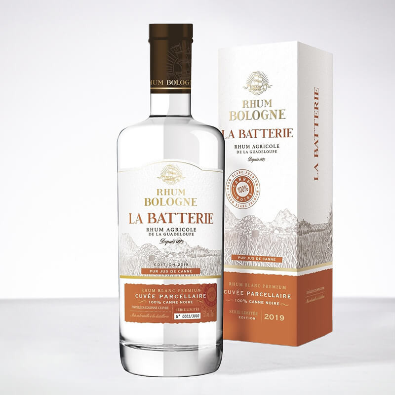 Rhum Bologne - La Batterie - Parcellaire - Rhum blanc - 58,6° - 70cl