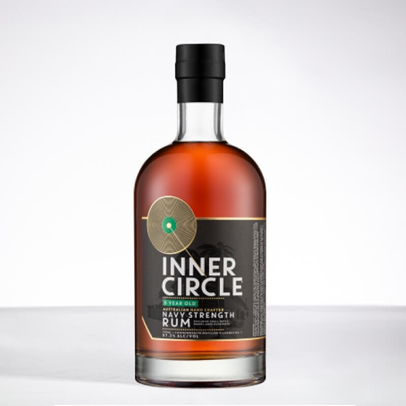 INNER CIRCLE - Green Old Navy Strength Rum - Rhum très vieux - 57,2° - 70cl