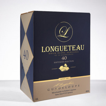 LONGUETEAU - Weisser Rum - BIB - 40° - 450cl