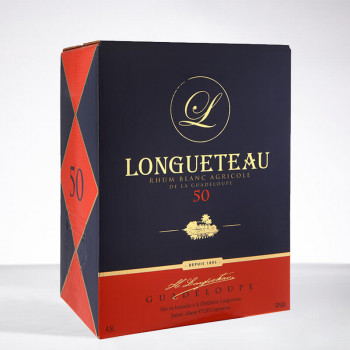 LONGUETEAU - Rhum blanc - Cubi - 50° - 450cl