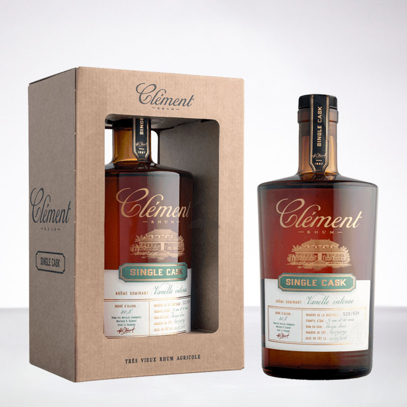 CLEMENT - Single Cask Vanilla Intense - Extra Alter Rum - 40,8° - 50cl