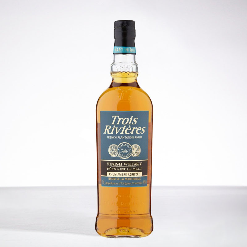 TROIS RIVIÈRES - Goldener Rum Whisky single malt finish - 40° - 70cl