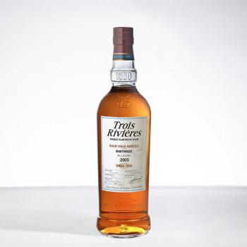 TROIS RIVIÈRES - Millésime 2005 - Single Cask - Rhum hors d'âge - 43° - 70cl