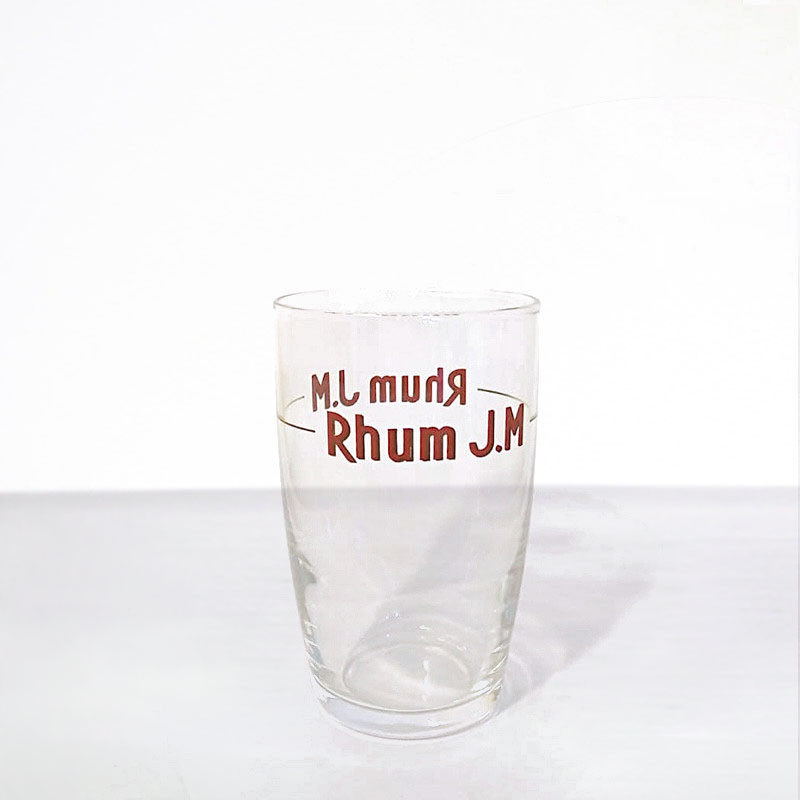 Verre logo Rhum JM - 20cl - verre à punch sérigraphié type Lamberta