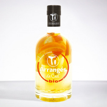 LES RHUMS DE CED - Ti Arrangés Orange Citron - BIO - Rhum arrangé - 21° - 70cl