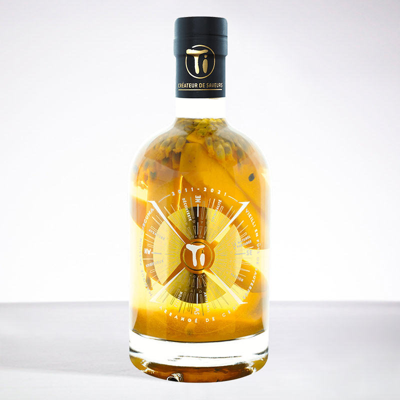 TI ARRANGÉS DE CED' - Mangue Passion Curcuma - Alter Arrangierter Rum - 32° - 70cl