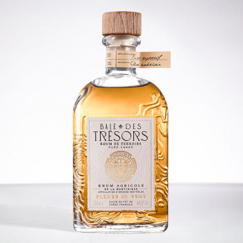 BAIE DES TRÉSORS - Fleurs du vent - Goldener Rum - 50° - 70cl