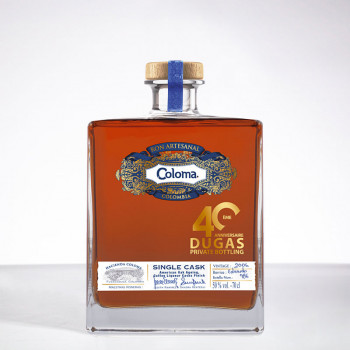 COLOMA - Single Cask 2007 - Private Bottling 40 ans Dugas - Rhum hors d'âge - 50,3° - 70cl