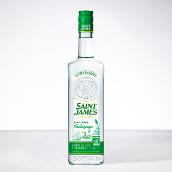 SAINT JAMES - Pure Canne Biologique - Weisser Rum - 40° - 70 cl
