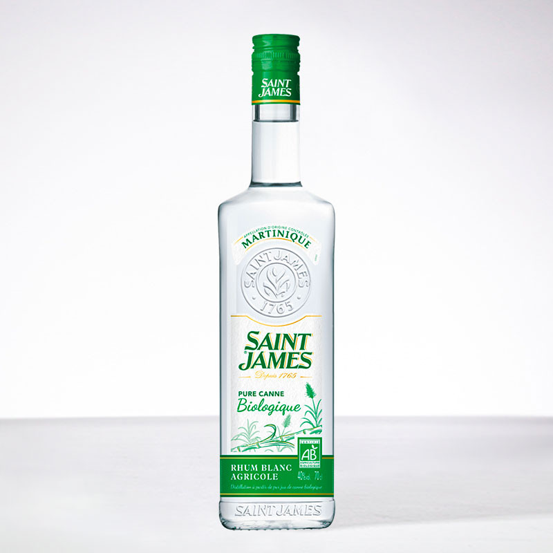 SAINT JAMES - Pure Canne Biologique - Rhum blanc - 40° - 70 cl