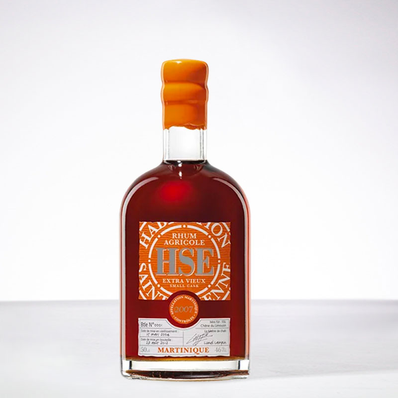 HSE - Millésime 2007 - Small Cask - Numéroté - Rhum hors d'âge - 46° - 50cl