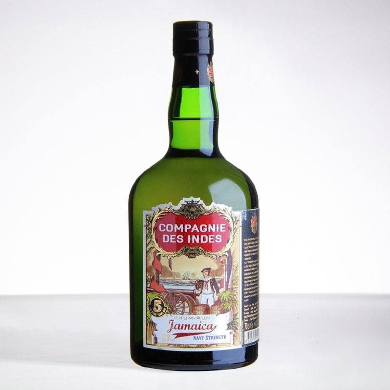 COMPAGNIE DES INDES - Jamaïca Navy Strength - Rhum très vieux - 57° - 70cl