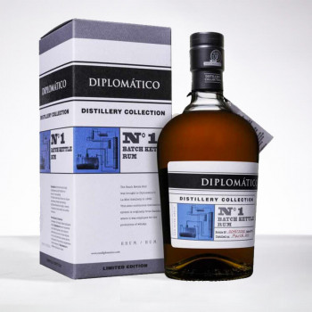 Rhum DIPLOMATICO - Distillery Collection n°1 Kettle Rum - Rhum vieux - 47° - 70cl