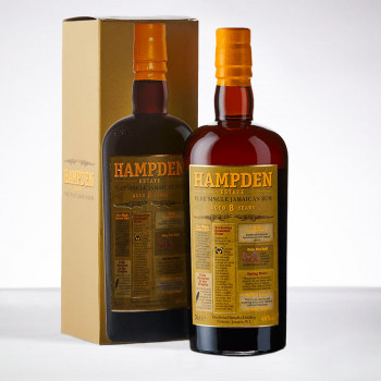 HAMPDEN ESTATE - 8 ans - Extra Alter Rum - 46° - 70cl