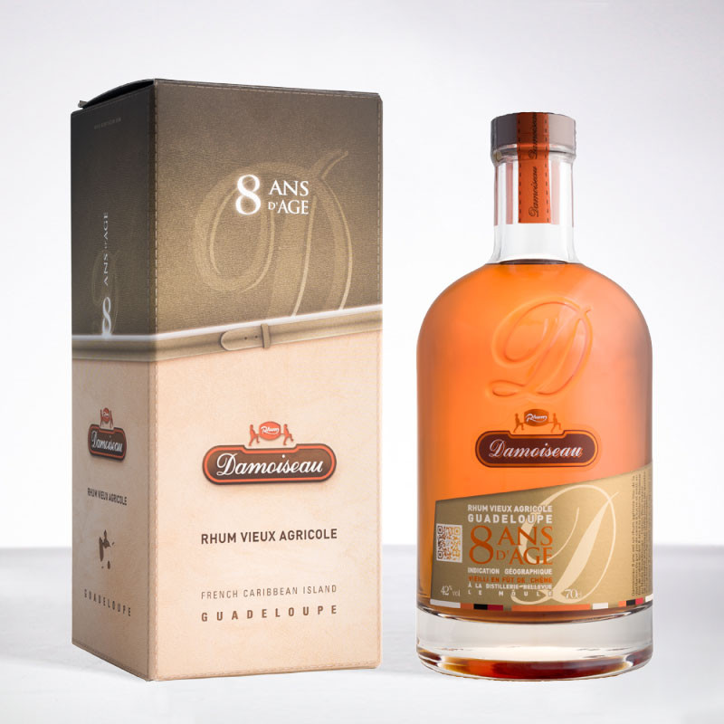 DAMOISEAU - 8 Jahre - Extra Alter Rum - 42° - 70cl