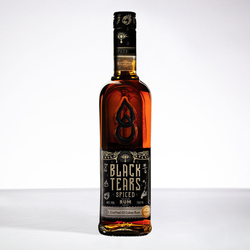 BLACK TEARS - Spiced - Rhum épicé - 40° - 70cl