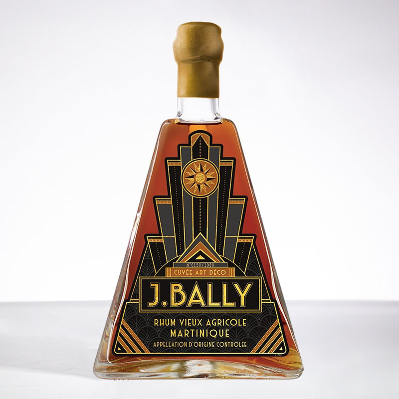 RHUM BALLY - Pyramide Art Déco batch 2 - Conquête - Rhum hors d'âge - 43,5° - 70cl