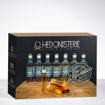 HÉDONISTERIE - Coffret Dégustation - Rum mit Früchten - 33,9° - 7x5cl