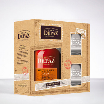 DEPAZ - VSOP - Réserve spéciale - 7 ans - Pack - Sehr alter Rum- 45° - 70cl