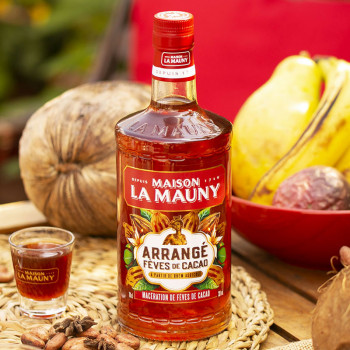 LA MAUNY - Fève de Cacao - Rhum arrangé - 30° - 70cl