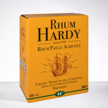 HARDY - Rhum Paille - Goldener Rum - CUBI - 45° - 300cl