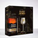 SAINT JAMES - VSOP - Set mit 2 Gläsern - Sehr alter Rum - 43° - 70cl