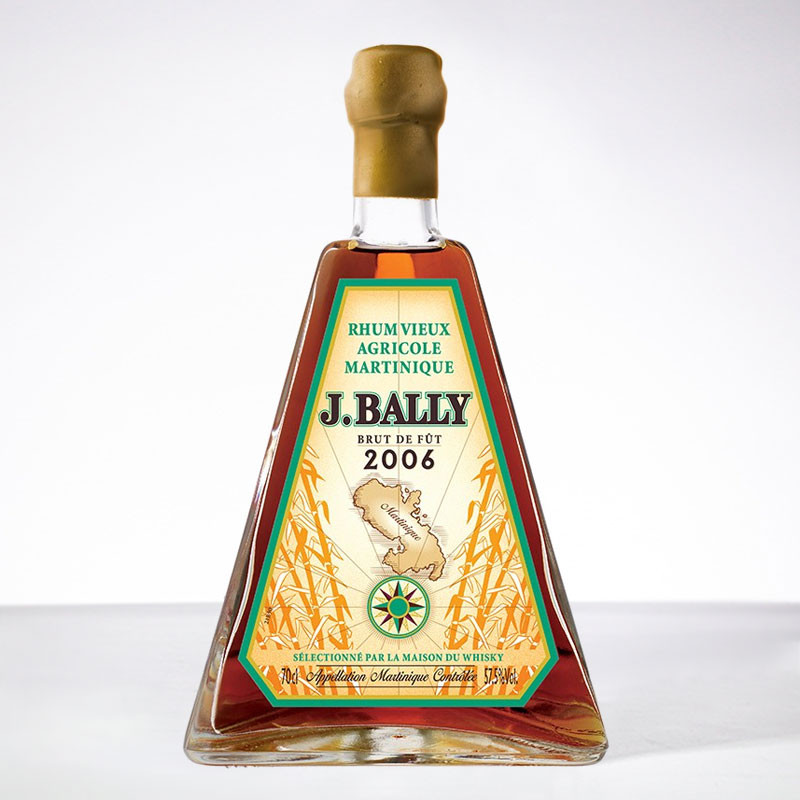 RHUM BALLY - Brut de fût 2006 - Conquête - Rhum hors d'âge - 57,5° - 70cl