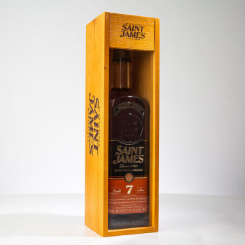 SAINT JAMES - Réserve privée - 7 ans - Coffret bois - Rhum très vieux - 43° - 70cl