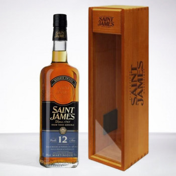 SAINT JAMES - Réserve privée - 12 ans - Coffret bois - Rhum hors d'âge - 43° - 70cl