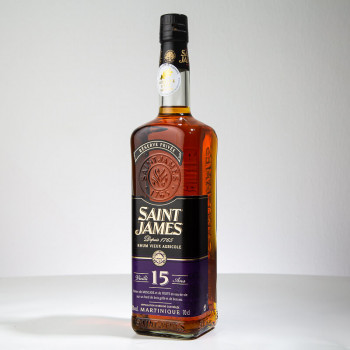 SAINT JAMES - Réserve privée - 15 Jahre alt - Ohne Koffer - Extra Alter Rum - 43° - 70cl