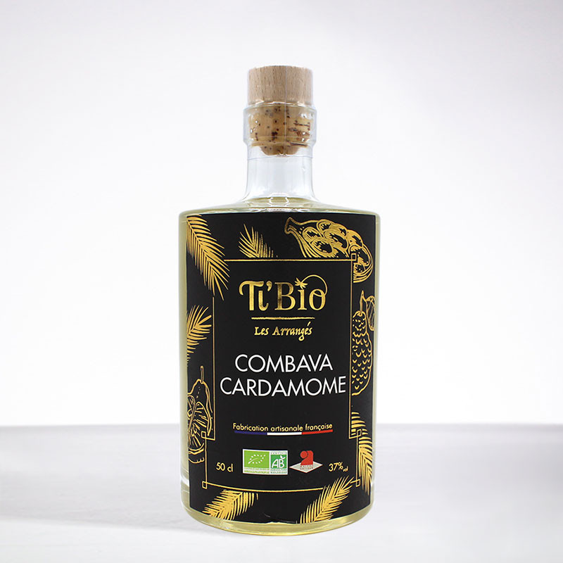 TI'BIO - Combava Cardamome - Bio - Rhum arrangé - 37° - 50cl