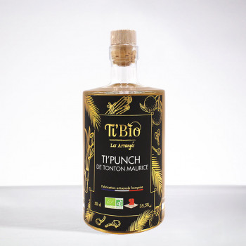 TI'BIO - Ti'Punch de Tonton Maurice - Orange & épices - Bio - Rhum arrangé - 35,5° - 50cl