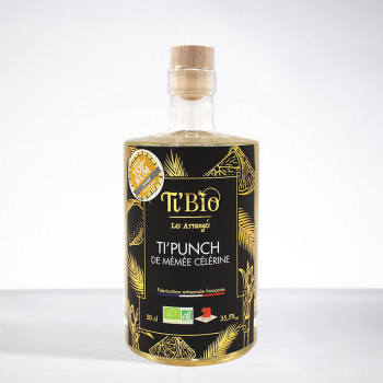 TI'BIO - Ti'Punch de Mémé Célérine - Citron vert - Bio - Rhum arrangé - 35,5° - 50cl